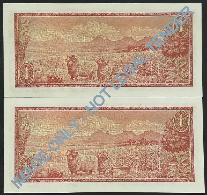 T W DE JONGH 1 RAND 3RD ISSUE 2 NOTES SEQUENCE *EF*