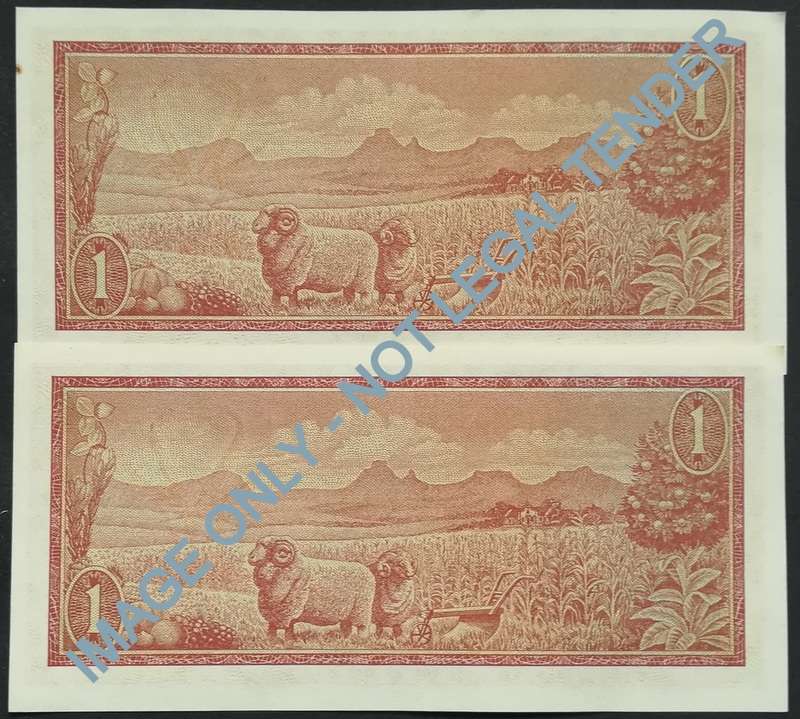 T W DE JONGH 1 RAND 2ND ISSUE 2 NOTES SEQUENCE *EF*