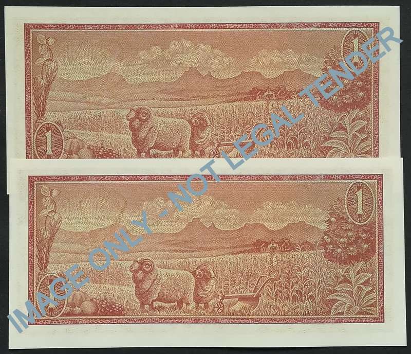 T W DE JONGH 1 RAND 2ND ISSUE 2 NOTES SEQUENCE *EF*