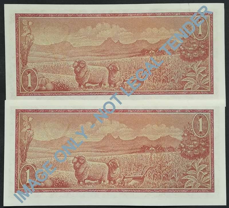 T W DE JONGH 1 RAND 2ND ISSUE 2 NOTES SEQUENCE *EF*