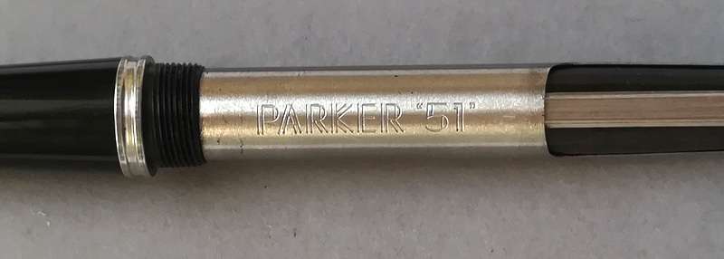 PARKER 51 FOUNTAIN PEN 1/10 12K ROLLED GOLD CAP *GOOD USED CONDITION*  SEE PHOTOS