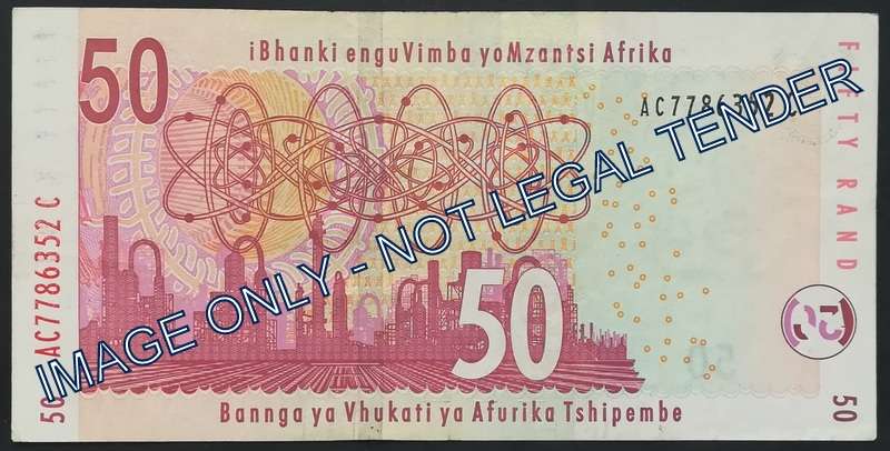 T MBOWENI 50 RAND NOTE