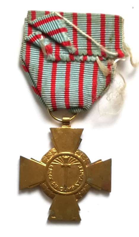 WW1 FRENCH COMBATANTS CROSS - FULL SIZE