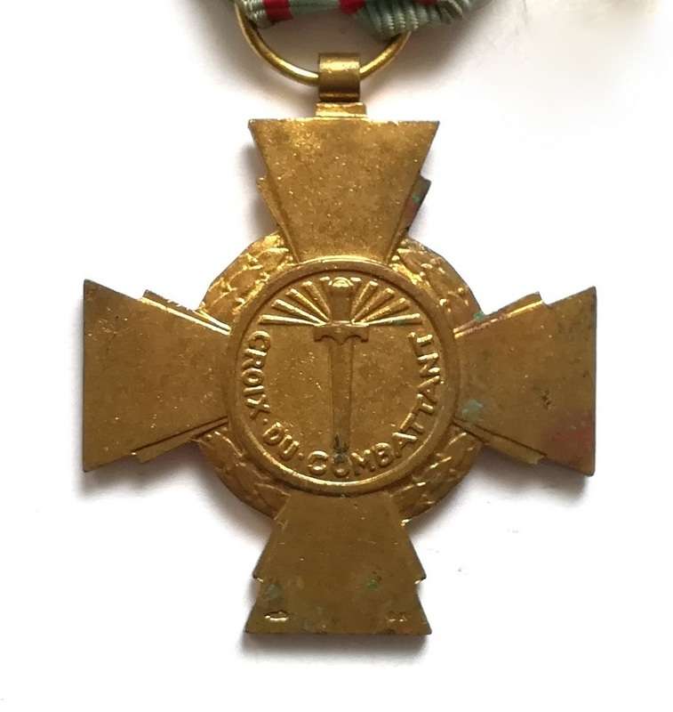 WW1 FRENCH COMBATANTS CROSS - FULL SIZE