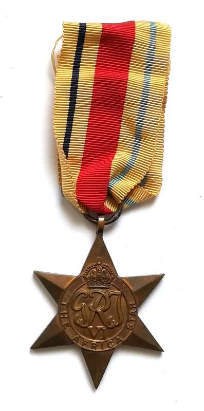 WW2 Africa Star Full Size Medal *Un-named*