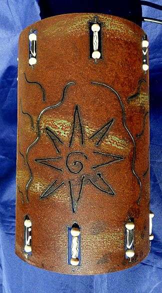 RUSTIC STYLE CEILING LIGHT WITH DECORATION