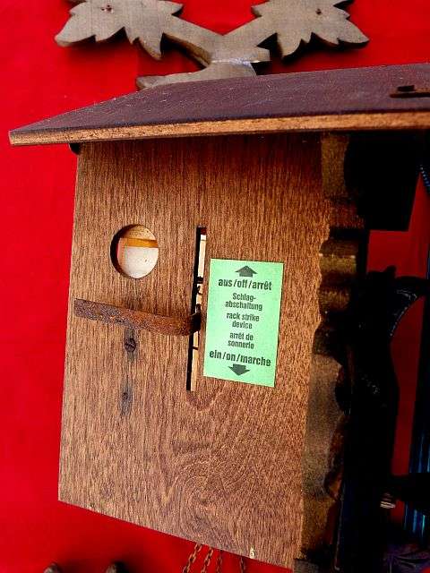 CUCKOO CLOCK. GORGEOUS HANDMADE VINTAGE FOREST CLOCK,MADE IN GERMANY