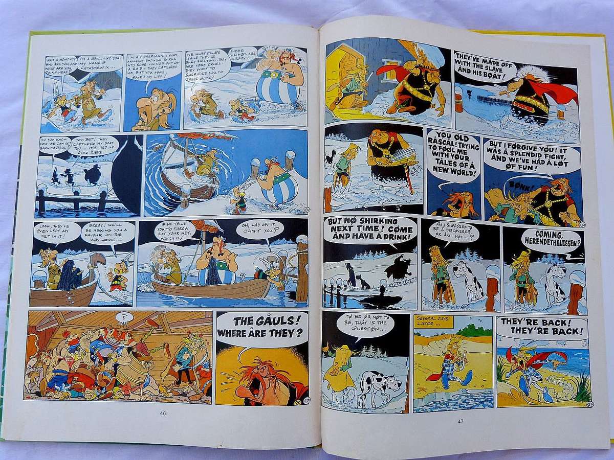 ASTERIX and the GREAT CROSSING. HARDCOVER BOOK. pls see all other Asterix,we listed