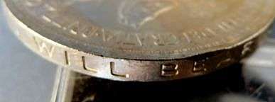 COIN .ELIZABETH 2. ....DEI GRATIA BRITT OMN REGINA ..FIVE SHILLINGS. 1953.UNCIRCULATED