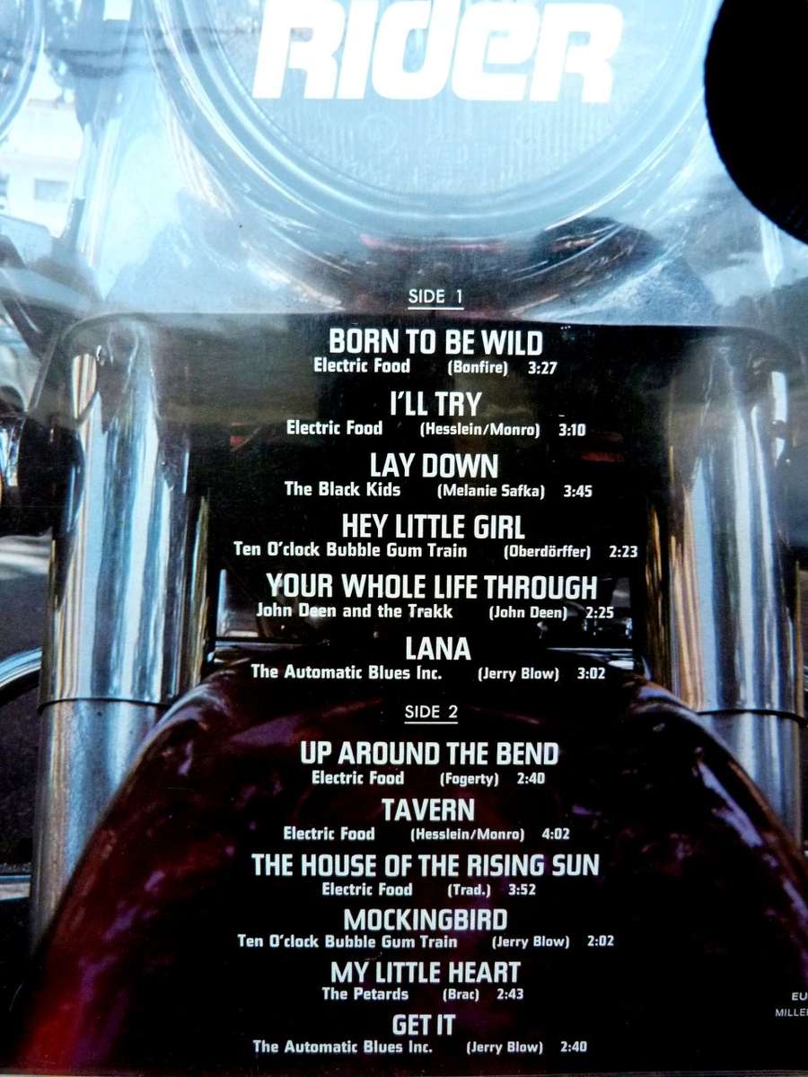 EASY RIDER. BORN ON THE ROAD. VINYL LP