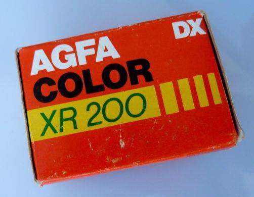 AGFA COLOR XR 200. NEGATIVE FILM 35mm. SEALED. OUTDATED. 1987