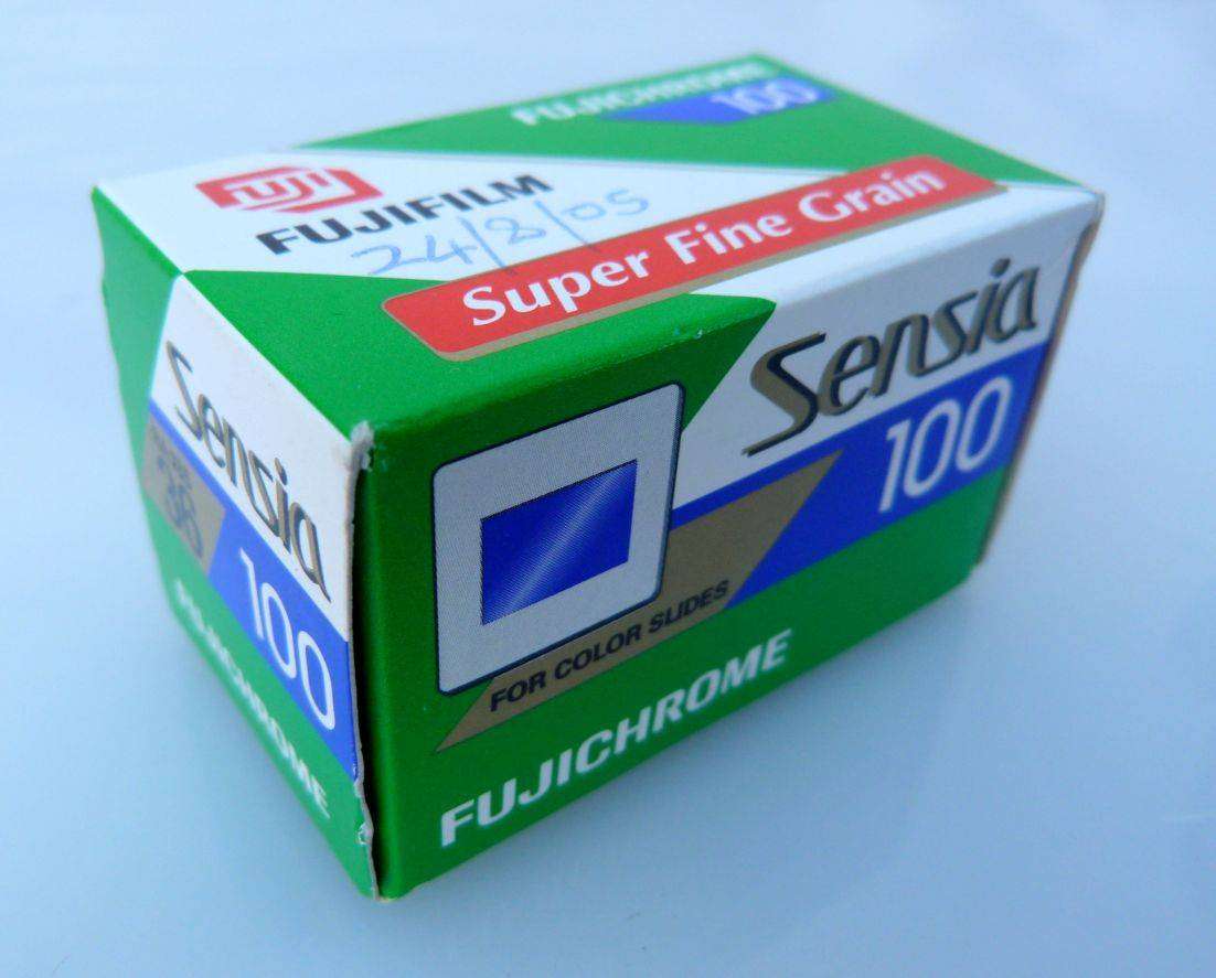 FUJICHROME SENSIA 100. 35 mm film. Sealed. Outdated