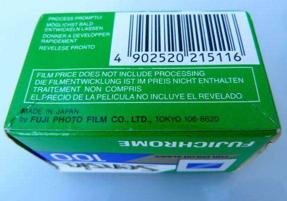 FUJICHROME SENSIA 100. 35 mm film. Sealed. Outdated