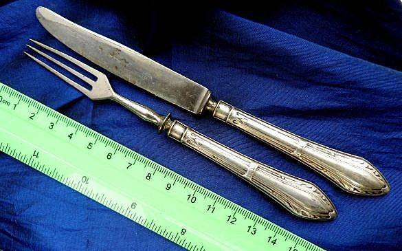 SET PICKLE FORK AND KNIFE