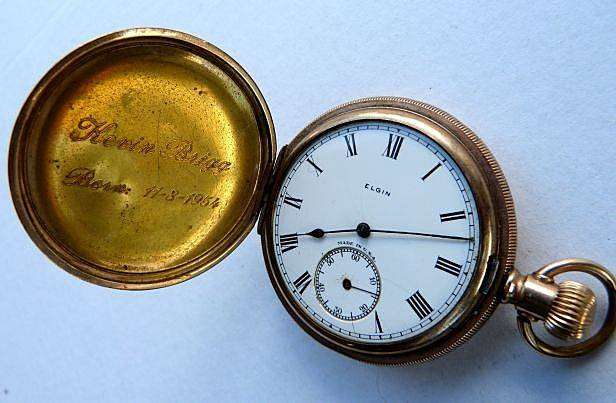ANTIQUE ELGIN POCKETWATCH, MADE IN USA