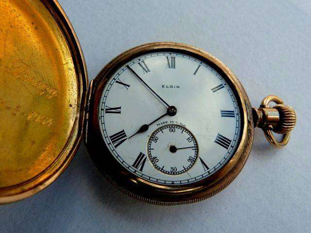 ANTIQUE ELGIN POCKETWATCH, MADE IN USA