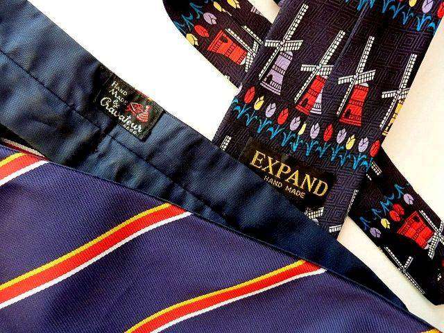 VINTAGE CRAVAT AND TIE, EXQUISITE. HAND MADE