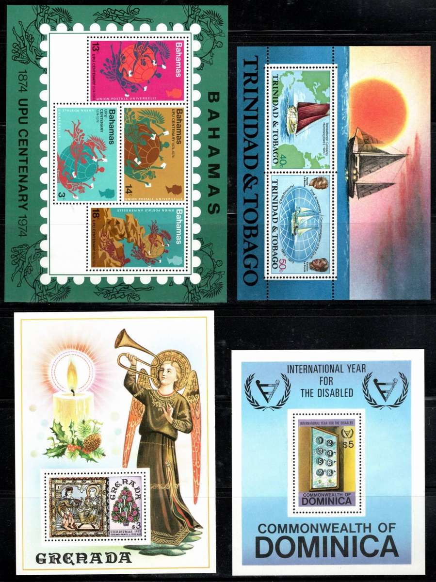 WORLD MINIATURE SHEETS - C (4 Pages)