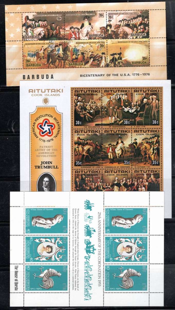 WORLD MINIATURE SHEETS (C) 14 Sheets