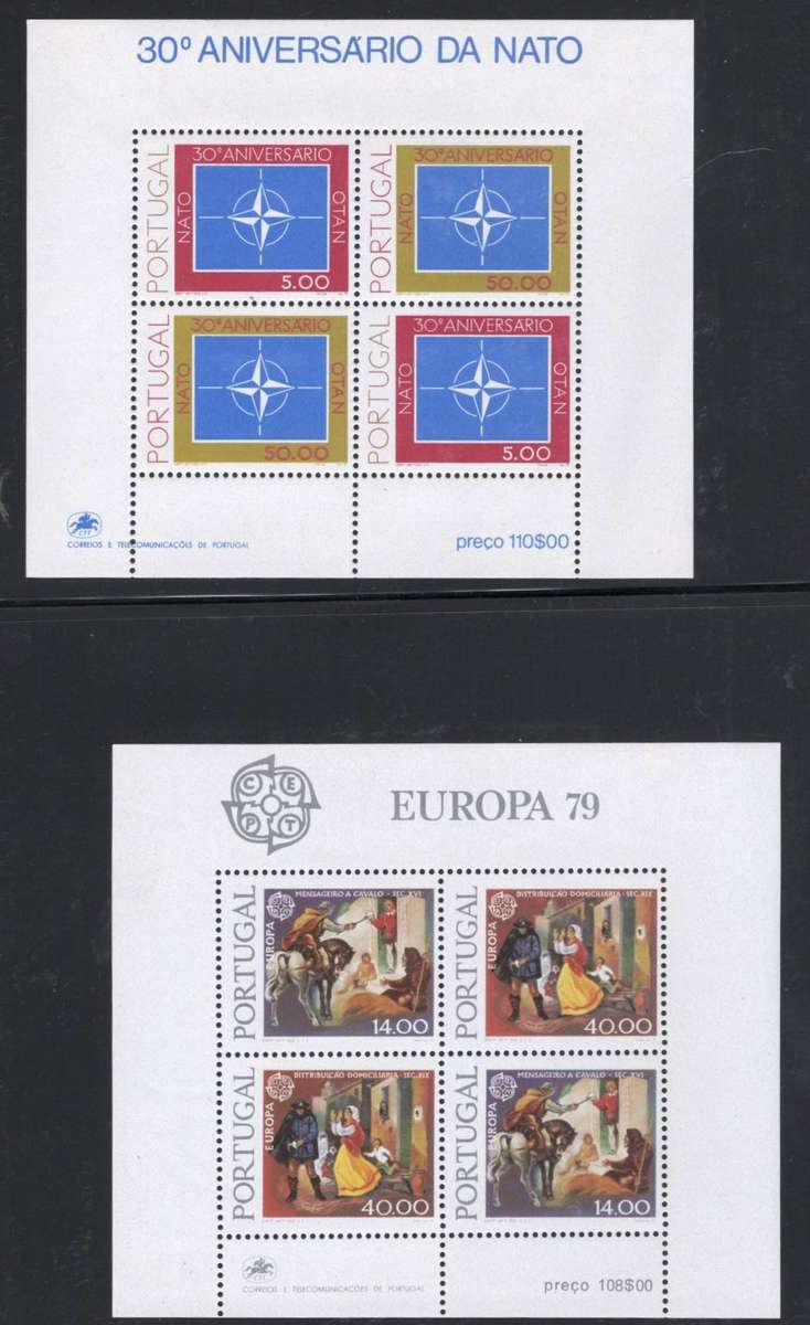PORTUGAL (4 x Miniature sheets)