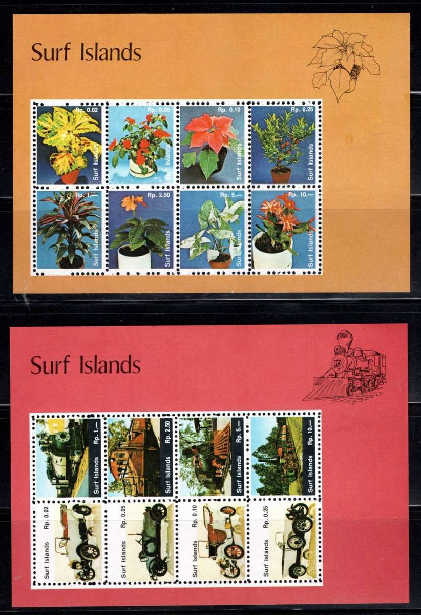 SURF ISLANDS (10 Sheetlets)