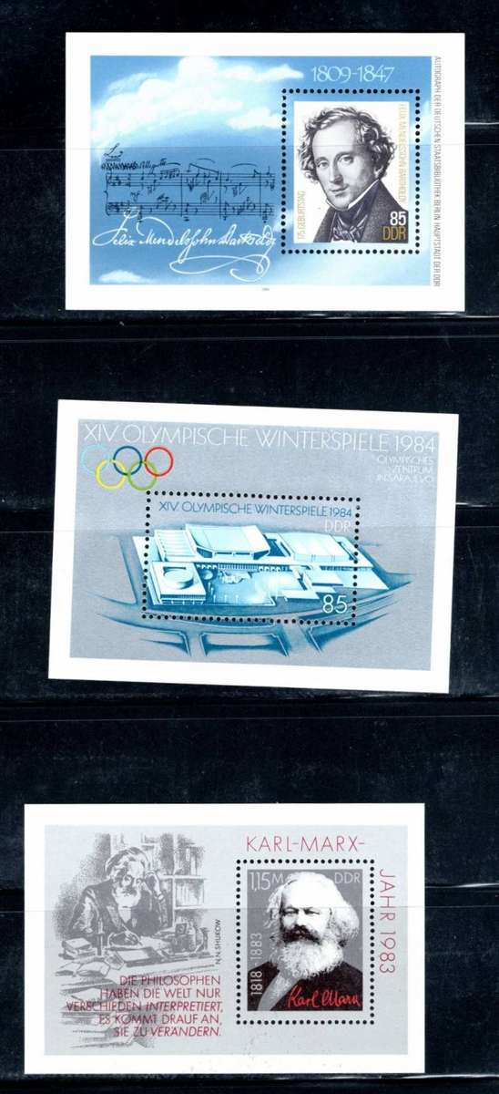 EAST GERMANY (1983 / 84) - 3 Pages