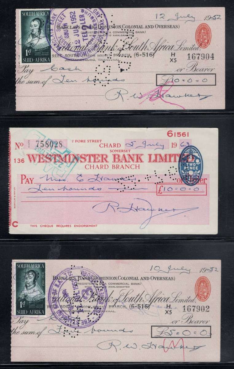 BRITISH COMMONWEALTH (Cheques)