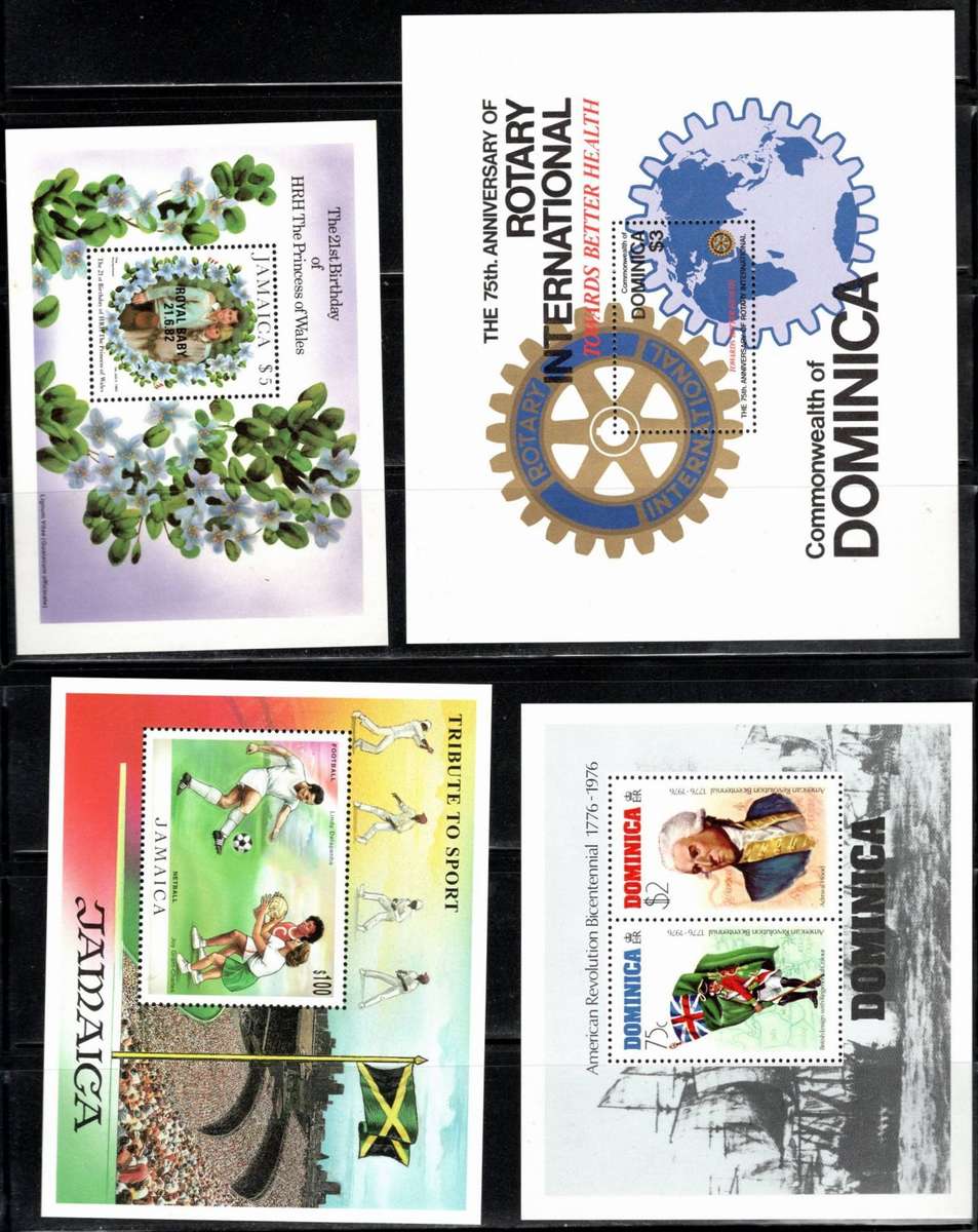 WORLD MINIATURE SHEETS - B (4 Pages)