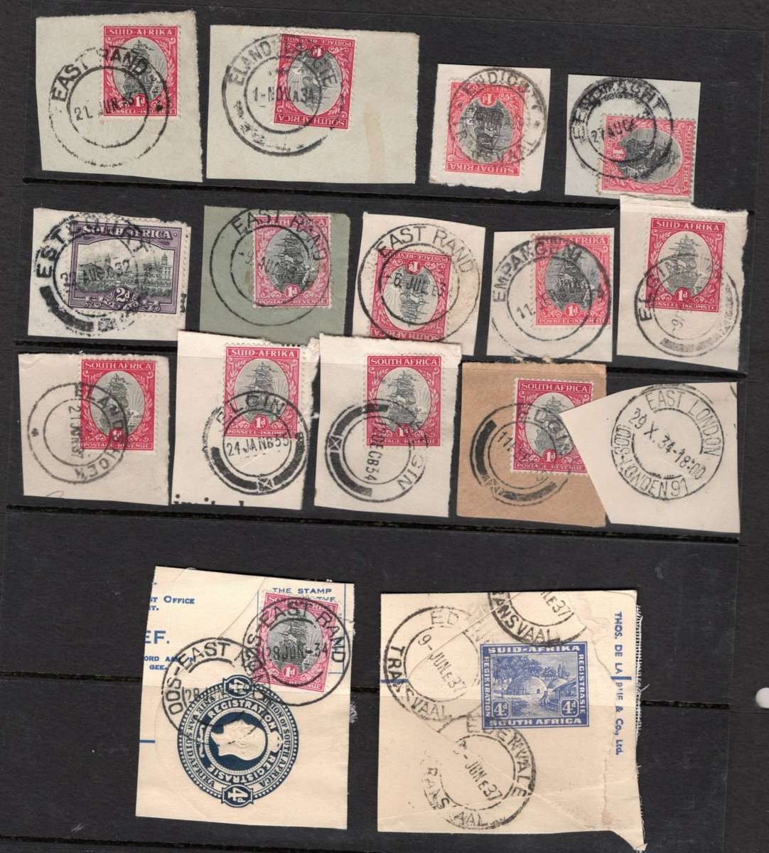 SOUTH AFRICA - POSTMARKS (3 Pages)