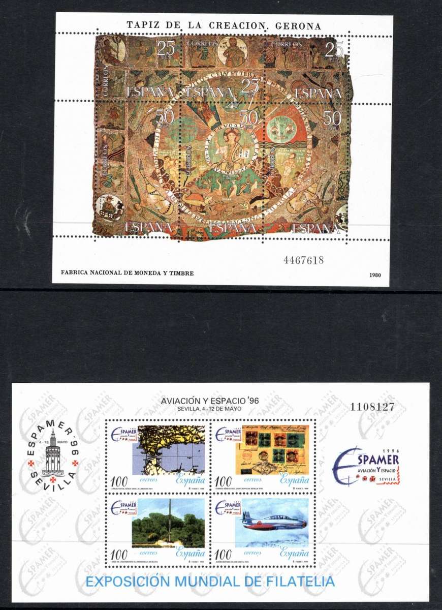 SPAIN (5 Miniature sheets)