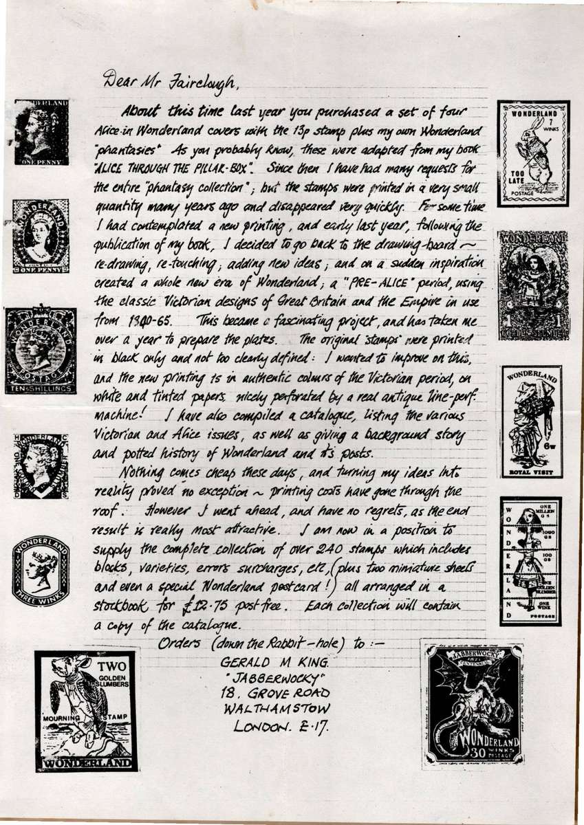 GREAT BRITAIN - ALICE IN WONDERLAND Cinderella