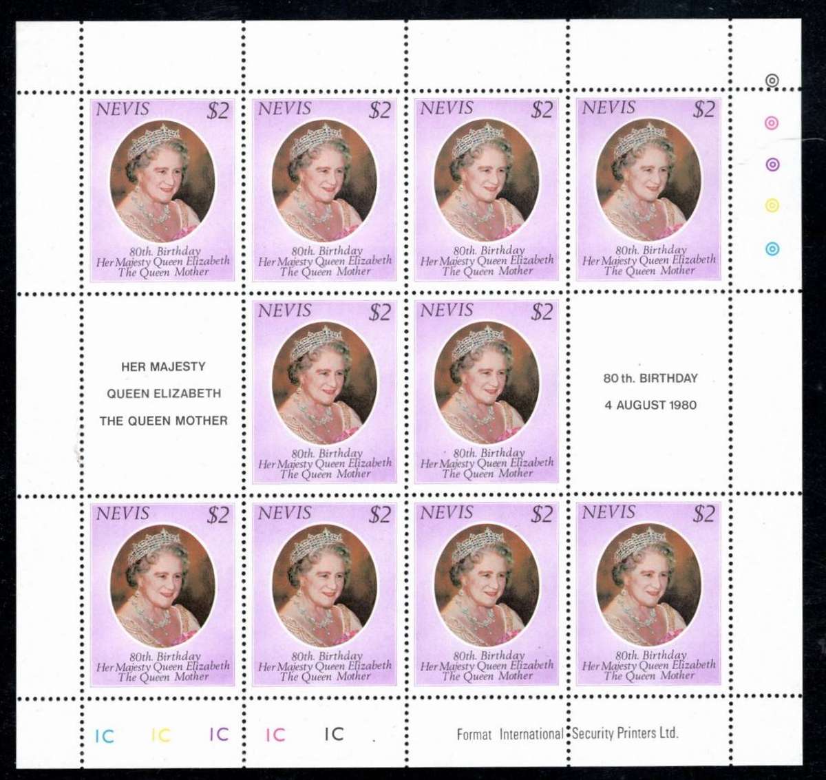 WORLD MINIATURE SHEETS (x 10)