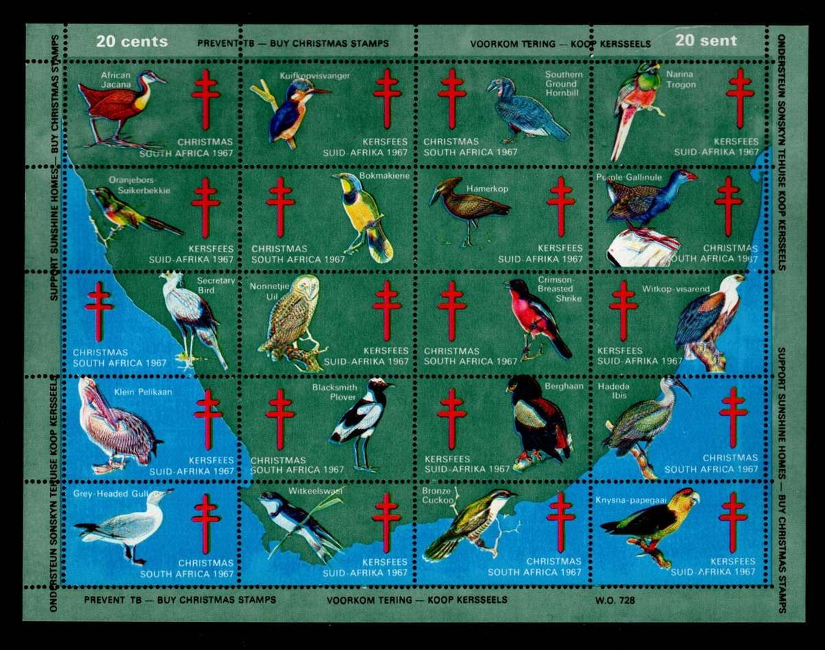 SOUTH AFRICA (CHRISTMAS LABELS)