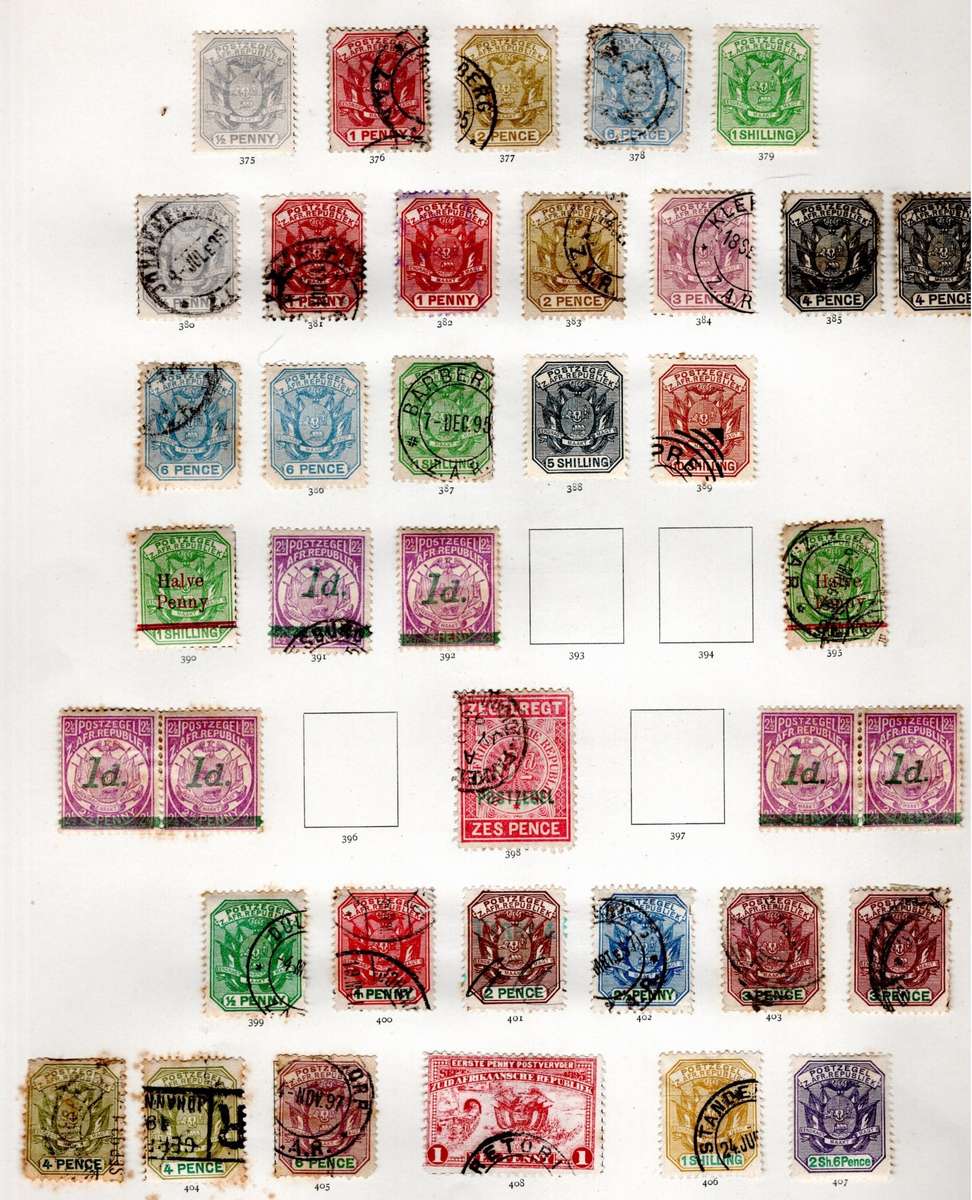 TRANSVAAL - E (1 Page)