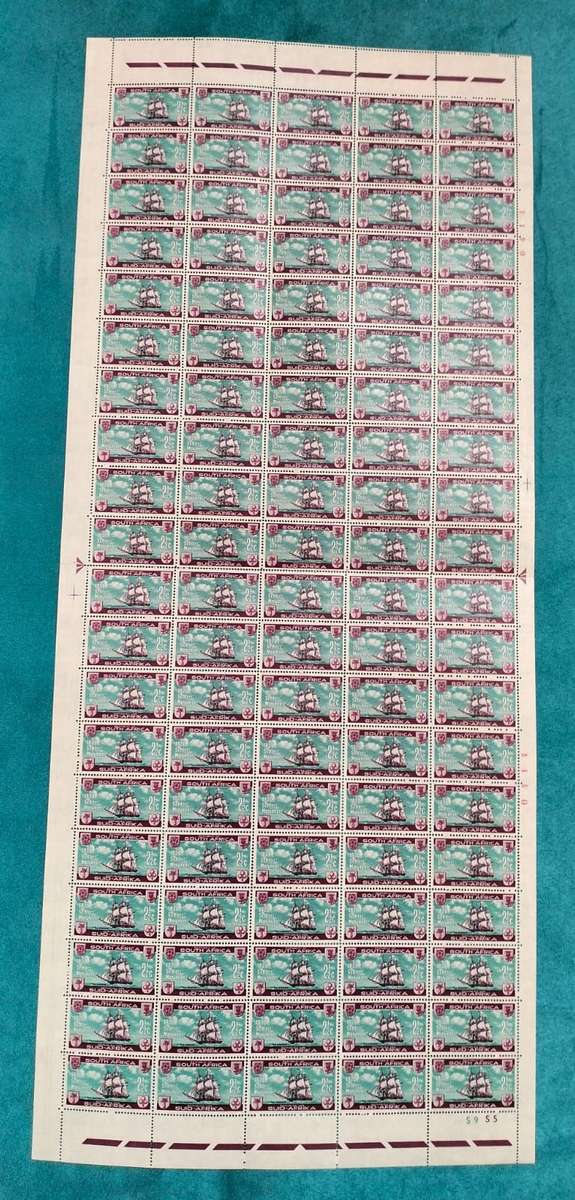 SOUTH AFRICA (1962) FULL SHEET