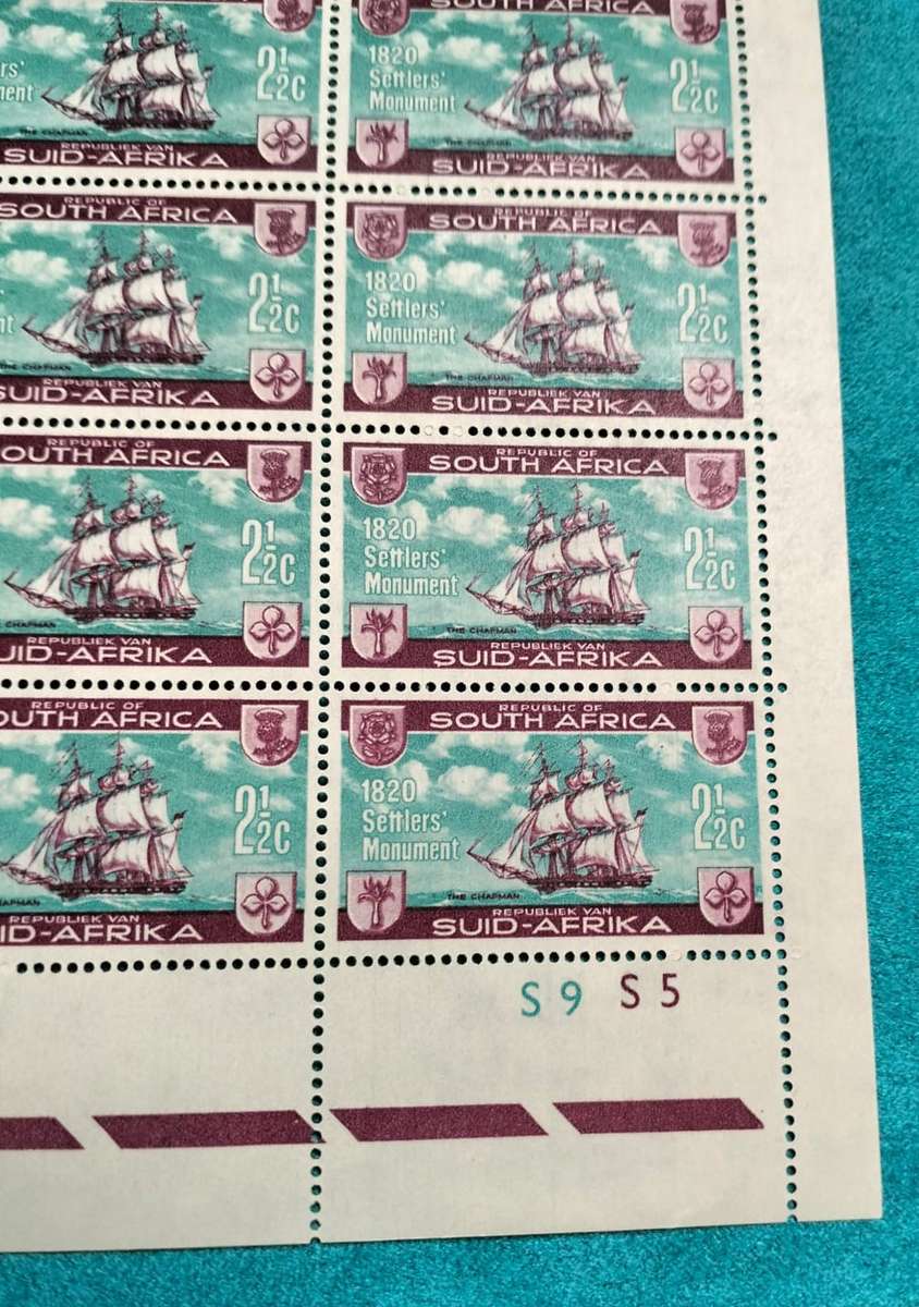 SOUTH AFRICA (1962) FULL SHEET