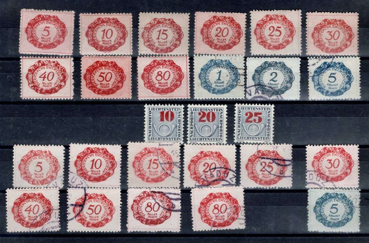 LIECHTENSTEIN (1920 and 1940)