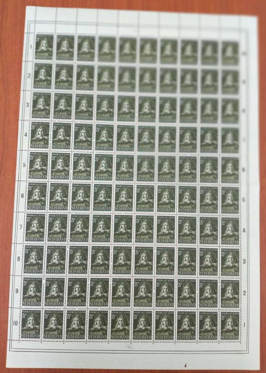 NETHERLANDS (1941 Child Welfare) x 5 Full sheets