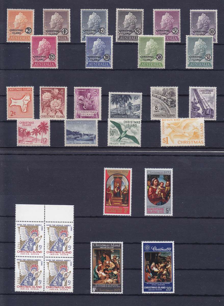 CHRISTMAS ISLAND UNMOUNTED MINT COLLECTION  FANTASTIC OFFER {SEE 7 SCANS} EST CV R10000