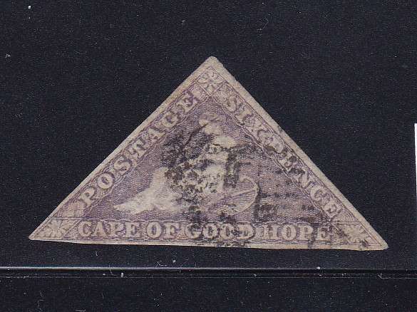 COGH TRIANGULAR SACC 7 c USED VERY SCARCE    CV R20000