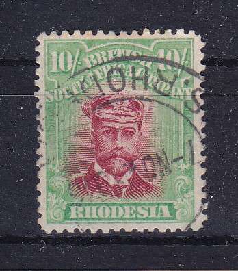 RHODESIA BSAC 1917 ADMIRALS DIE 11 SG 241 PERF 14 SUPERB USED SCARCE   CV R8400
