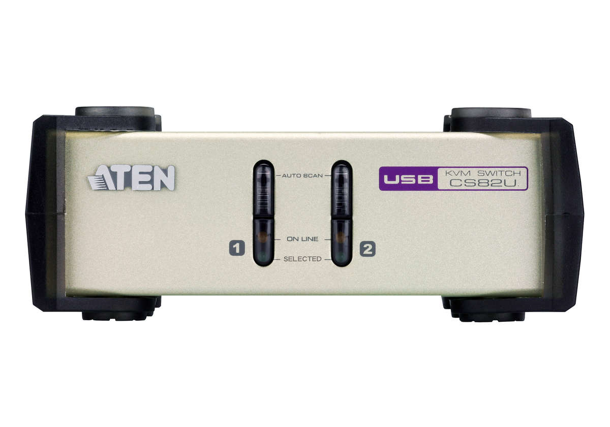 Aten 2-Port PS-2/USB VGA KVM Switch CS82U