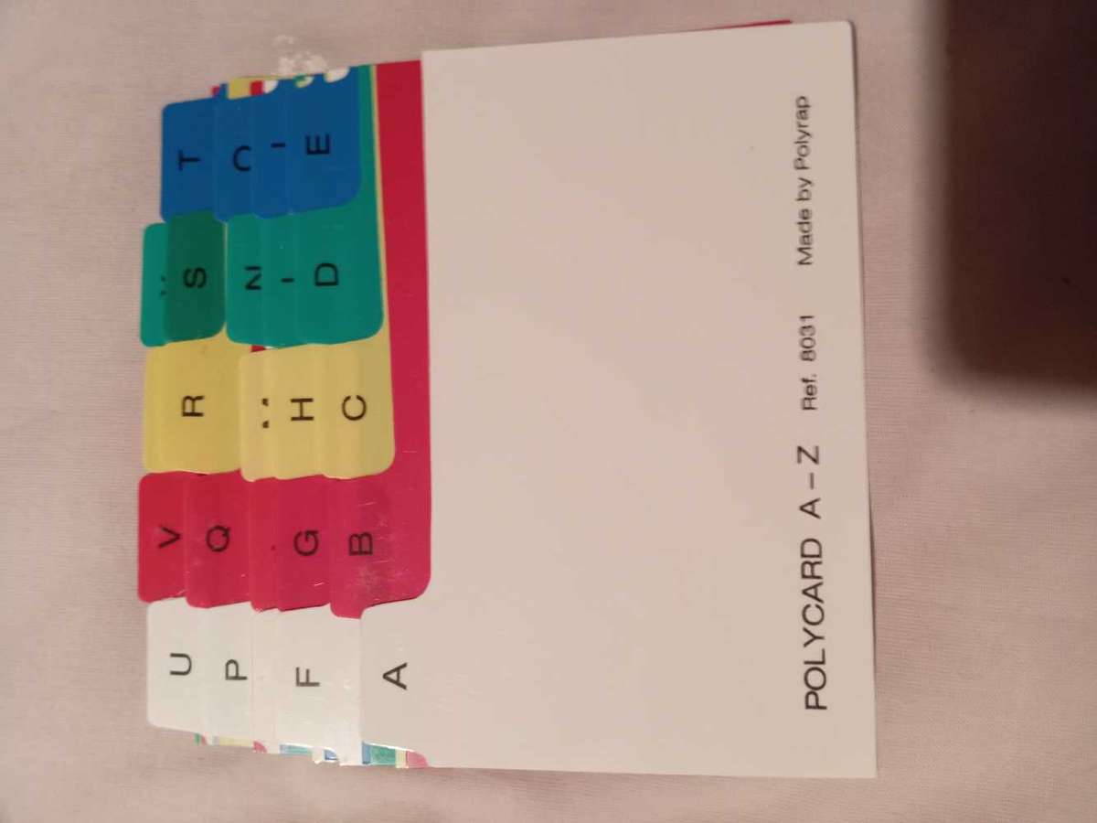 Vintage Tickler Box from the 1970's