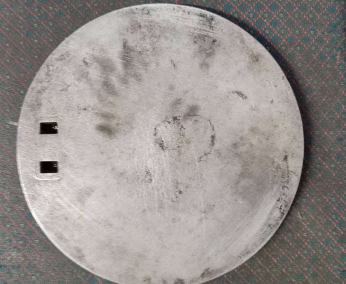 THERMO CHEF KITCHEN COMBI ALUMINUM HOT PLATE.  212mm DIAMETER / 12mm THICK.