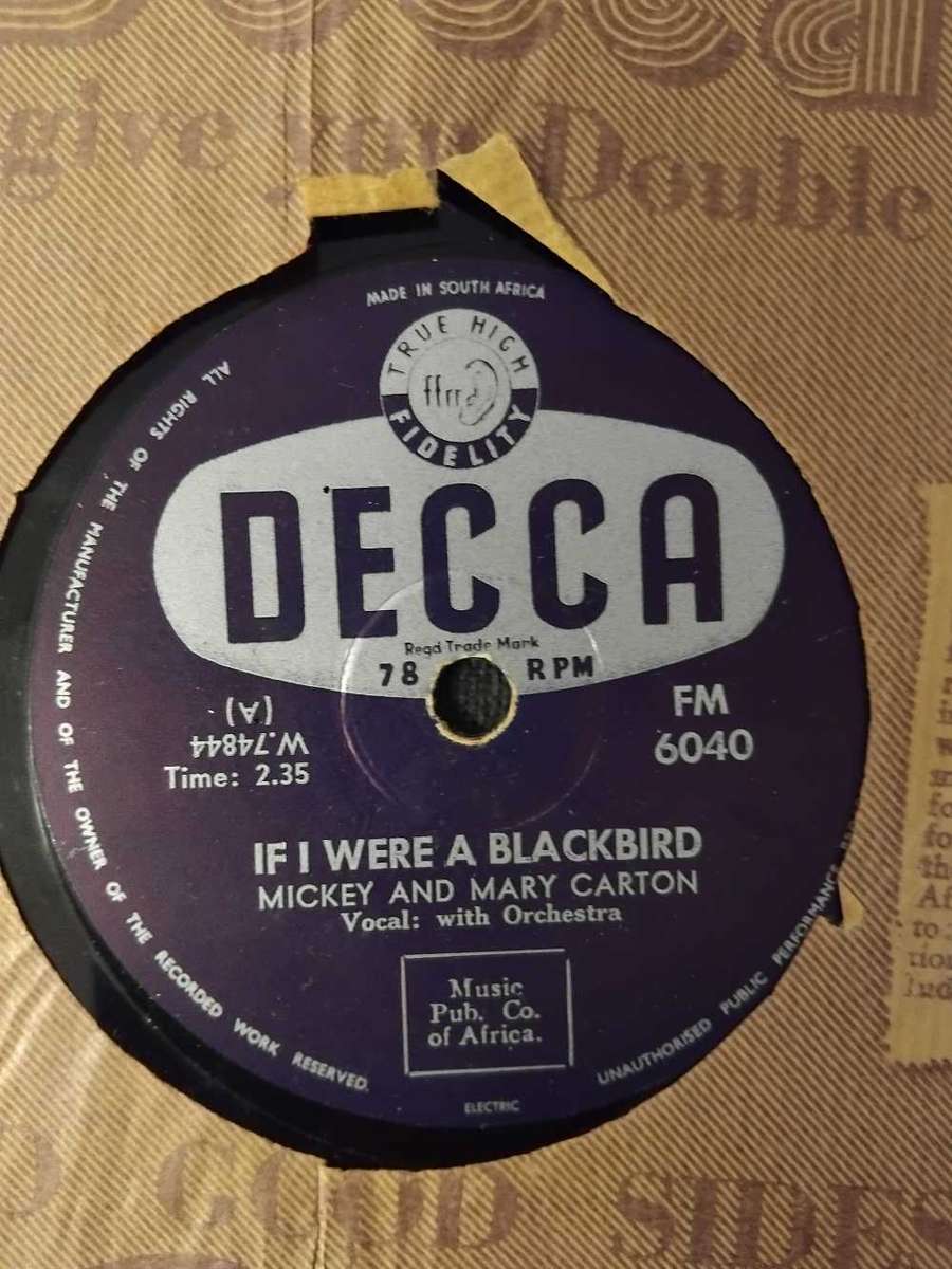 10 x 10 INCH DECCA VINYL RECORDS