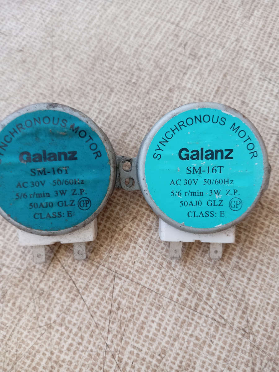 MICROWAVE SYNCHRONOUS MOTORS. AC 21V / AC30V AND 220V