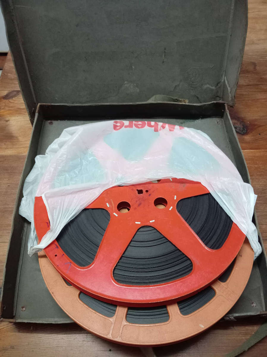 16mm Movie Reels In Case. " Larry"  - 1974
