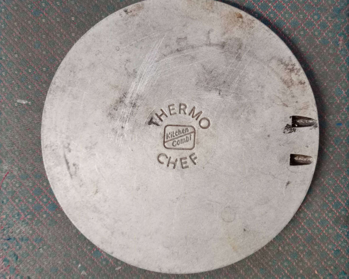 THERMO CHEF KITCHEN COMBI ALUMINUM HOT PLATE.  212mm DIAMETER / 12mm THICK.