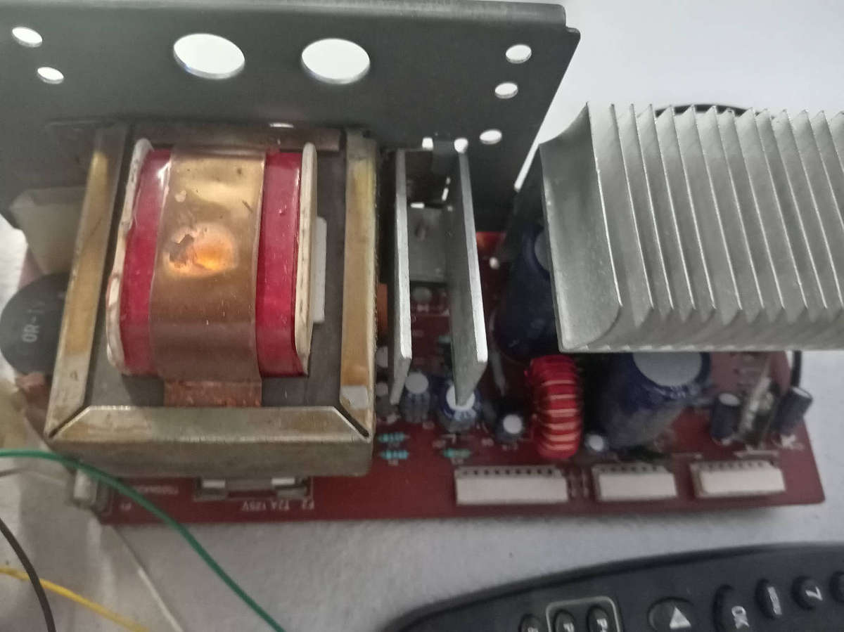 Electronic Components. PC Boards with various relays, capacitors etc. / Remote Controls