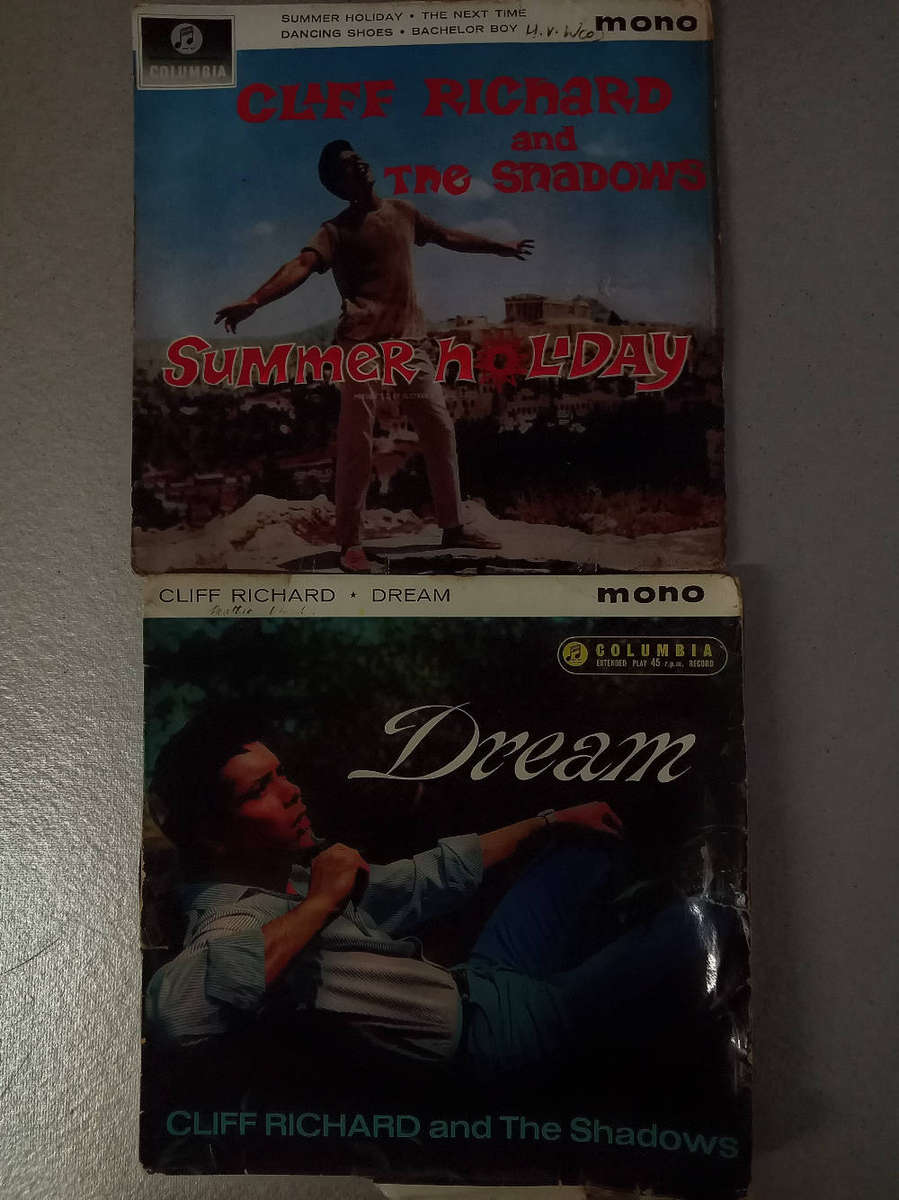 SEVEN SINGLES. CLIFF RICHARD / THE SHADOWS.